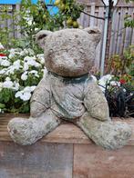 Brocante bruine beren beeld 35cm hoog voor binnen en buiten., Ophalen of Verzenden