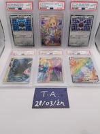 PSA 10 Eevee Ponchos, Lillie trainer, VMax Charizard, Foil, Ophalen of Verzenden, Zo goed als nieuw, Meerdere kaarten