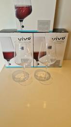 Nieuwe Vivo rode wijn glazen kristalglas, Ophalen of Verzenden, Nieuw, Overige typen