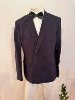 NIEUW Silvesterparty Double Breasted Colbert EU52  Zw/Gr/Bl, Kleding | Heren, Kostuums en Colberts, Verzenden, Zo goed als nieuw