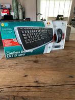 Logitech draadloos Desktop LX710 Laser muis en toetsenbord, Gebruikt, Toetsenbord en muis-set, Ophalen of Verzenden, Draadloos