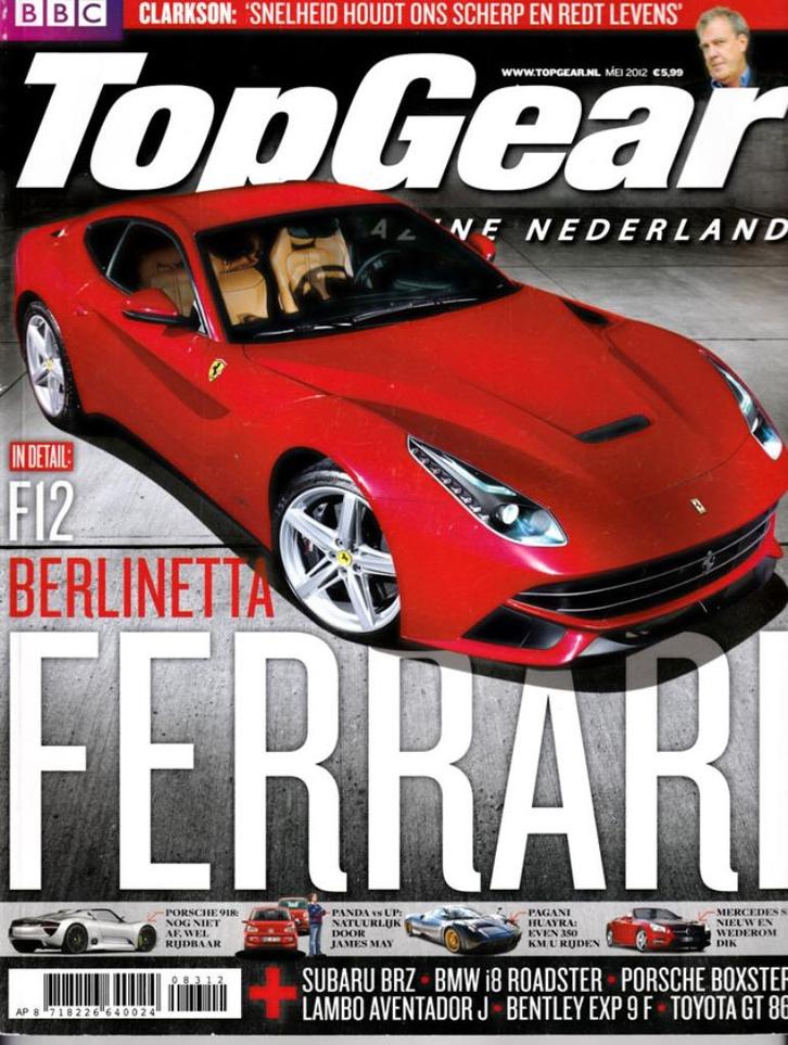Topgear 83 2012 ( NL ) : Subaru BRZ - Toyota GT86 - Porsche, Boeken, Auto's | Folders en Tijdschriften, Gelezen, Algemeen, Ophalen of Verzenden