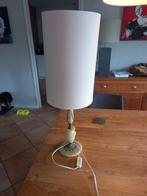 Lamp marmeren voet, vintage, antiek., Huis en Inrichting, Lampen | Tafellampen, Ophalen of Verzenden, Zo goed als nieuw