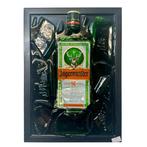 Jagermeister broken bottle schilderij, Verzamelen, Ophalen of Verzenden, Zo goed als nieuw, Reclamebord