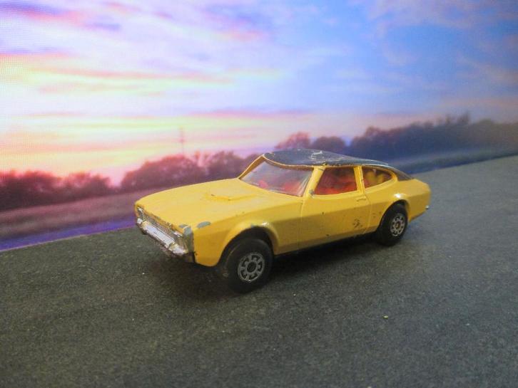 1/?? Ford Capri Mk.2 Matchbox SuperKings K59 beige+bruin dak, Hobby en Vrije tijd, Modelauto's | 1:32, Gebruikt, Auto, Matchbox