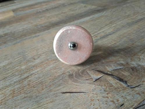9 stuks stenen ronde kastknoppen - meubelknoppen - rose, Huis en Inrichting, Woonaccessoires | Overige, Nieuw, Ophalen of Verzenden