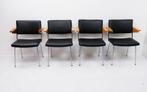 Set van 4 Cordemeyer stoelen voor Gispen, Vier, Design, Ophalen of Verzenden, Metaal