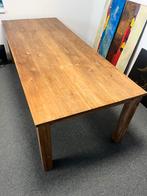 Indische teakhouten eettafel, Ophalen, Gebruikt, 100 tot 150 cm, Teakhout
