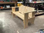Tuinbank Crate Bank Loungebank binnen of buiten, hout, Ophalen of Verzenden, Nieuw, Hout