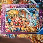 Kerstpuzzel 1000st, Hobby en Vrije tijd, Denksport en Puzzels, Ophalen, Zo goed als nieuw