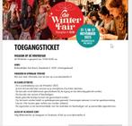 Winterfair Margriet Libelle 4 Tickets + parkeerticket, Tickets en Kaartjes, Drie personen of meer, Ticket of Toegangskaart