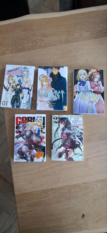 Marvel anime manga 5 boeken oa Holy Grail beschikbaar voor biedingen
