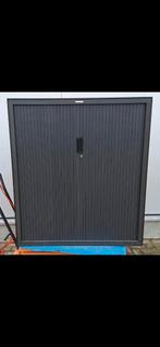 Metalen/ trespa  Roldeurkast - Grijs, Huis en Inrichting, Ophalen of Verzenden, Zo goed als nieuw, Industrieel