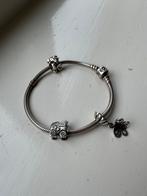 Pandora armband met bedels, Ophalen of Verzenden, Zo goed als nieuw, Met bedels of kralen, Zilver
