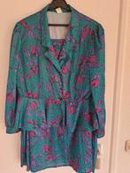 Vintage 2-delig pakje in mt. 50., Ophalen of Verzenden, Zo goed als nieuw, Blauw, Overige typen