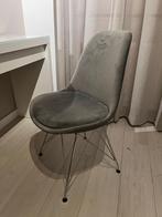Kick Velvet Kuipstoel Grijs - Zeer Goede Staat!, Huis en Inrichting, Stoelen, Ophalen, Zo goed als nieuw, Velvet, modern, chique