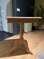 Leuke vierkante wijntafel /bijzettafel, Ophalen, Minder dan 55 cm, Gebruikt, Vierkant