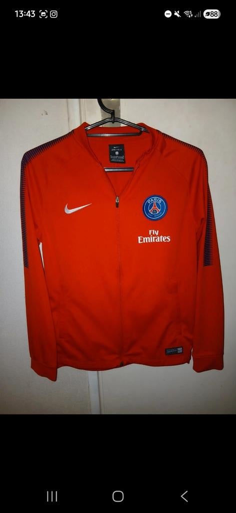 PSG Vest Rood Kindermaat M, Gebruikt, Jongen of Meisje, Trui of Vest, Ophalen of Verzenden