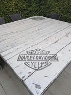 Grote tuintafel, Tuin en Terras, Tuintafels, Ophalen, Gebruikt, Rechthoekig, Hout