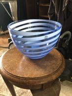 design schaal – Ø 22,5 cm, hoogte 17,5 cm, Ophalen of Verzenden, Zo goed als nieuw, Rond, Glas