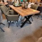 Eetkamertafel Mangohout 180x90 cm, Ophalen, Overige materialen, Nieuw, 50 tot 100 cm