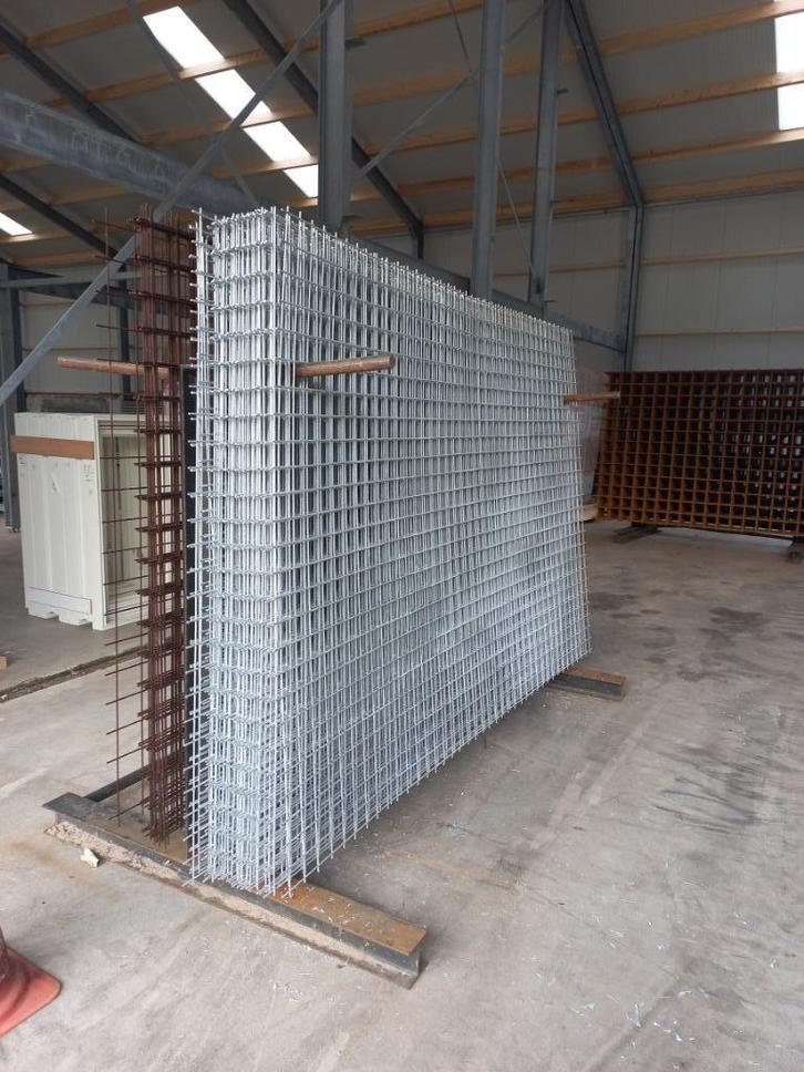 Betonmat. Bouwstaalmat, Gaasmat 100x100, 150x150, Doe-het-zelf en Verbouw, Metalen, Nieuw, IJzer, Ophalen