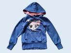 1982 Blauwe trui met opdruk en capuchon mt 134/140 ~ TH2027, Kinderen en Baby's, Kinderkleding | Maat 134, Meisje, Trui of Vest