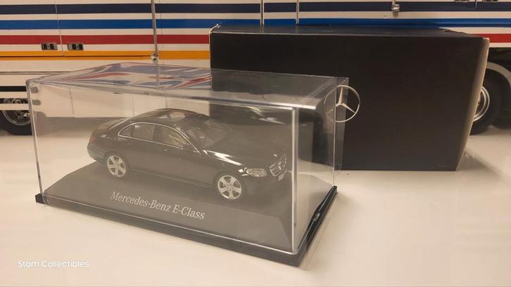 I-Scale Mercedes-Benz W213 E-Class Sedan Obsedian Black D.E., Hobby en Vrije tijd, Modelauto's | 1:43, Zo goed als nieuw, Auto