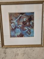 Mooi ingelijst tekening van ballerina's, Ophalen of Verzenden