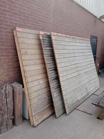 3 stuks wanddelen voor tuinhokje/ huisje. beschikbaar voor biedingen