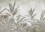 Botanisch vlies fotobehang Tropical Leaves 375 x 270 cm, Huis en Inrichting, Verzenden, Minder dan 10 m², Natuur, jungle, botanisch,
