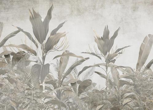 Botanisch vlies fotobehang Tropical Leaves 375 x 270 cm, Huis en Inrichting, Stoffering | Behang, minder dan 10 m², Verzenden