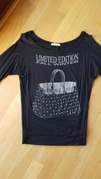 Northland zwart T-shirt met studs maat L, Kleding | Dames, Zwart, Maat 42/44 (L), Ophalen of Verzenden, Lange mouw