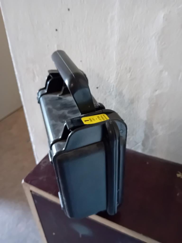 Robuuste horlogebox / opbergkoffer, Gebruikt, Hard kunststof, Minder dan 50 cm, Ophalen of Verzenden