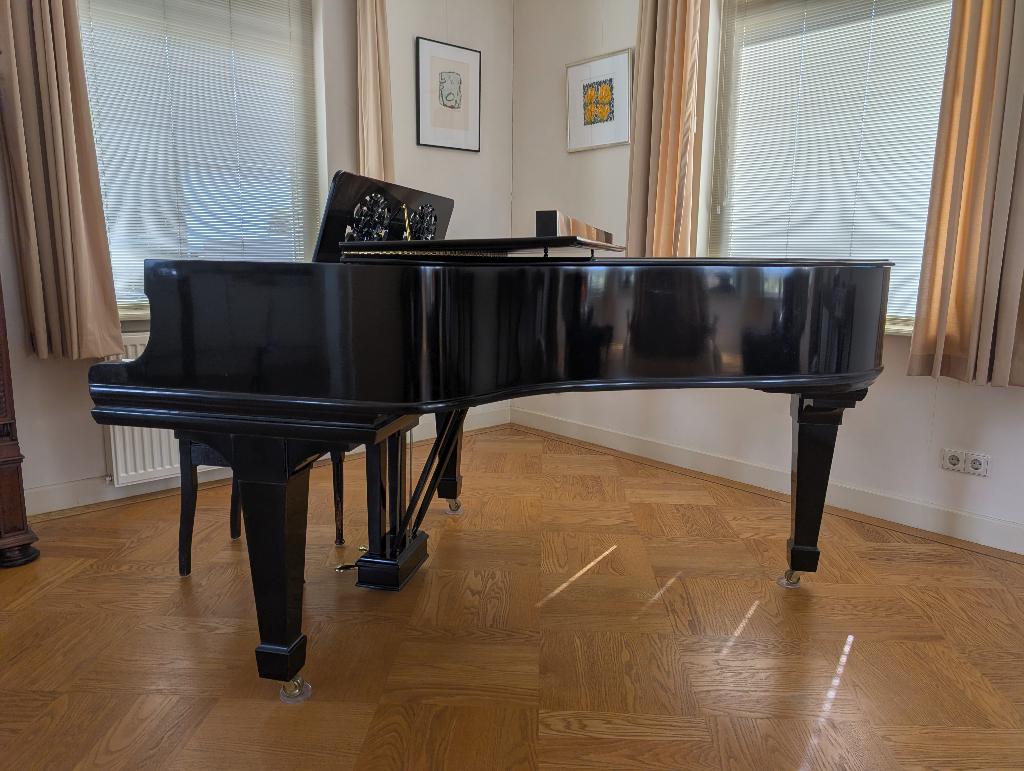 Steinway vleugel model 0 uit 1906, Muziek en Instrumenten, Piano's, Ophalen, Zwart, Zo goed als nieuw, Hoogglans
