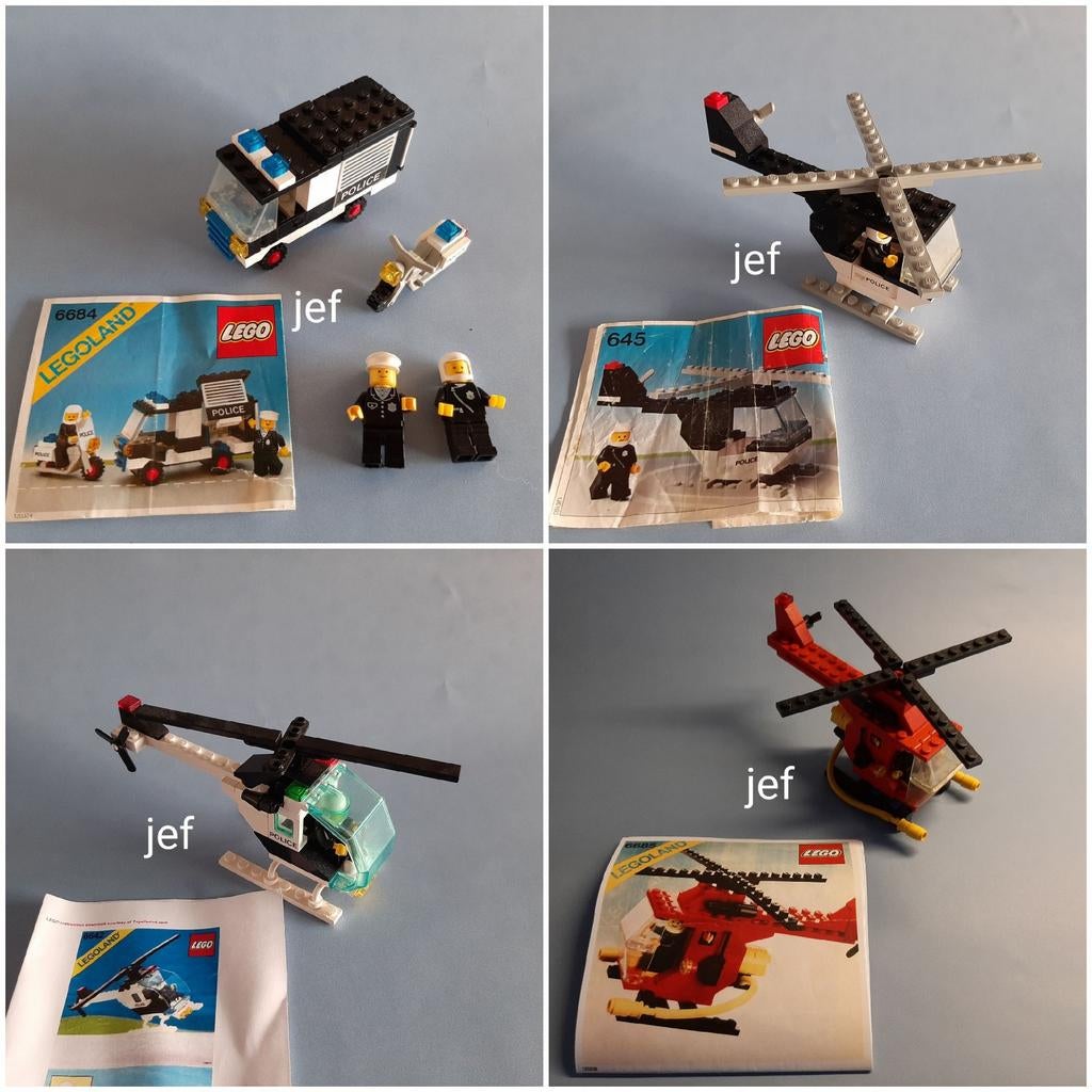 LEGO LEGOLAND Vintage Politie & Brandweer, Kinderen en Baby's, Speelgoed | Duplo en Lego, Gebruikt, Lego, Ophalen of Verzenden