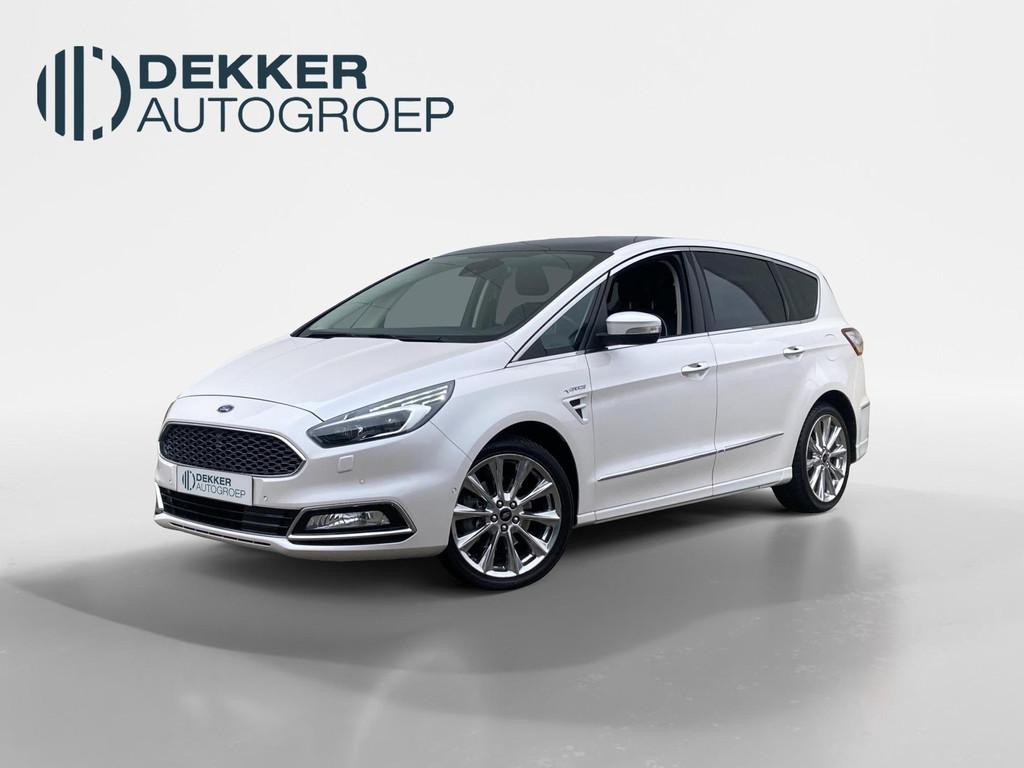 Ford S-Max 2.0 Vignale 7 persoons Lederen bekleding - 7-pers, Auto's, Ford, Euro 6, 4 cilinders, 7 stoelen, Wit