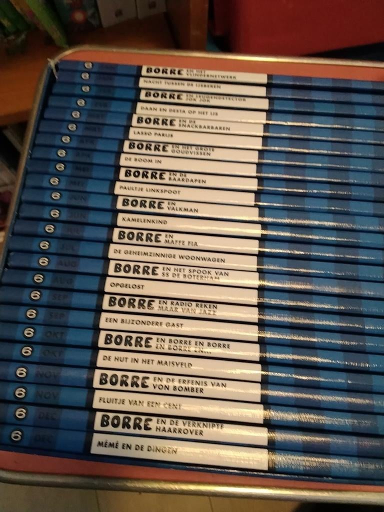 Borre de gestreepte boekjes groep 6 compleet nu € 35, 5 of 6 jaar, Fictie algemeen, Jongen of Meisje, Ophalen of Verzenden