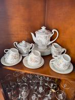 Prachtig wit servies set met gouden details, Ophalen, Gebruikt, Keramiek, Overige stijlen