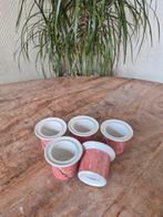 Villeroy & Boch eierdopjes - set van 5, Keramiek, Overige typen, Ophalen of Verzenden, Zo goed als nieuw