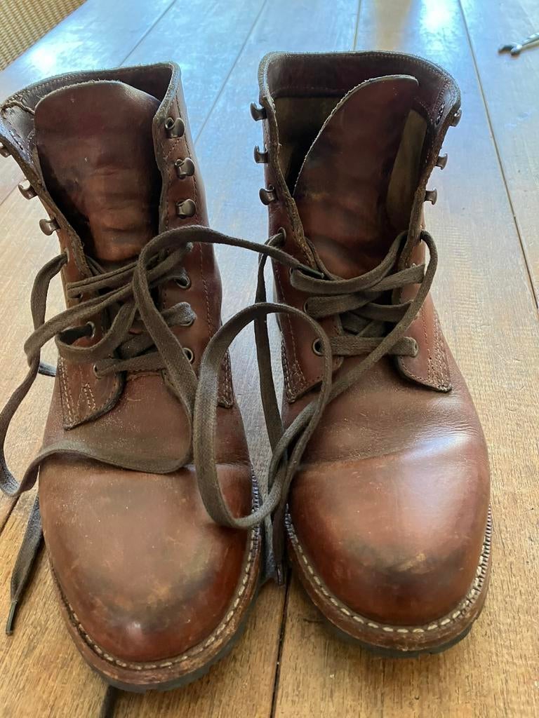 Wolverine 1000 leren schoenen, Bruin, Ophalen of Verzenden, Zo goed als nieuw, Veterschoenen