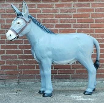 Beeld ezel, decoratie, koeien beelden, schapen, koe beeld, Tuin en Terras, Tuinbeelden, Nieuw, Dierenbeeld, Kunststof, Ophalen