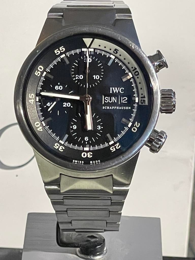 IWC Aquatimer Chrongraph, Sieraden, Tassen en Uiterlijk, Horloges | Heren, Staal, Gebruikt, Staal, Polshorloge