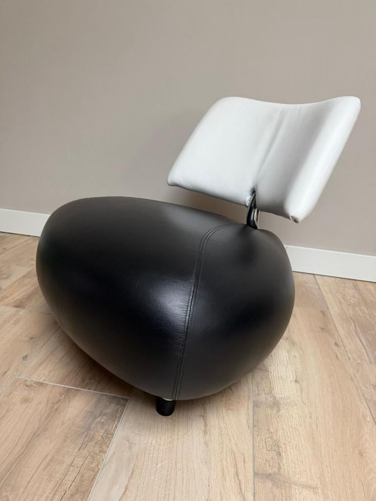 Leolux Pallone – als nieuw, Ophalen, 75 tot 100 cm, Zo goed als nieuw, Leer