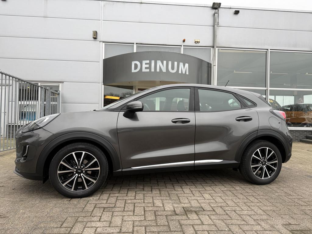 Ford Puma 1.0 EcoBoost Hybrid Titanium Navigatie, LED verl,, Auto's, Stof, Met garantie (alle), Bedrijf, Hybride Elektrisch/Benzine