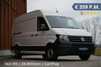 Volkswagen Crafter 2.0 TDI L3H3 140PK CarPlay 3000kg trekgew, Voorwielaandrijving, Stof, 4 cilinders, Volkswagen