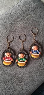 Set van 3 sleutelhangers kaasboertje, Ophalen of Verzenden, Gebruikt, Knuffel of Figuurtje