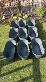 9 ELHO HANG BLOEMBAKJES, Tuin en Terras, Kunststof, Minder dan 30 cm, Rond, Ophalen of Verzenden