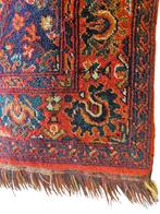 Vintage oosters wol Tafelkleed vloerkleed floral 136x203cm, Persian Perzisch vintage oosters hype, Gebruikt, 100 tot 150 cm, Crème
