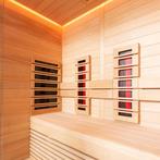 LUXE INFRAROOD SAUNA | 2-3 PERSONEN | 150X110 | HEMLOCK, Info@inner-stillness.nl, Verzenden, 7665VB, Inner Stillness Wellness Retreat B.V